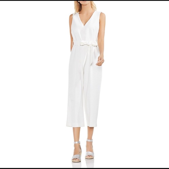 Vince Camuto cropped wide leg jumpsuit - Picture 1 of 9